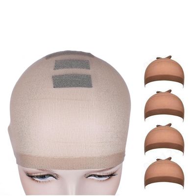 Coosilo 12pcs Strømpe Paryk Caps Unisex Nylon strækbar Mesh Paryk Cap Hair Care Kits