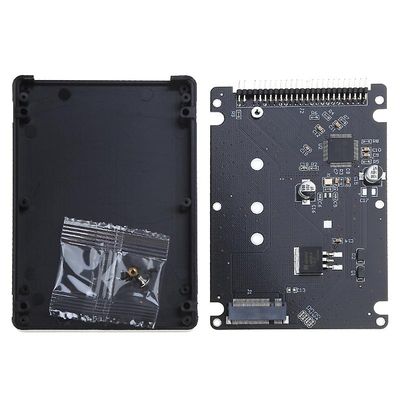 M.2 NGFF SATA SSD til 2.5 IDE 44pin omformeradapter M.2 NGFF til IDE-adapter Svart