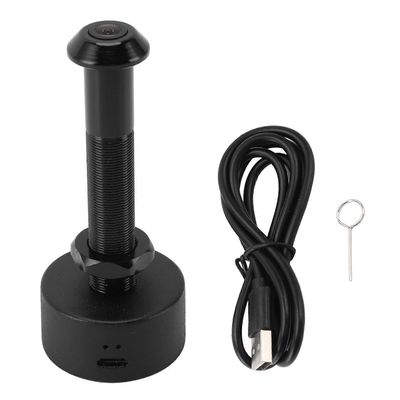 Wifi Peephole Camera 1080P HD Mobile Detection 170° laajakulmalinssi Night Vision Door Viewer sovelluksella kodin turvaan musta