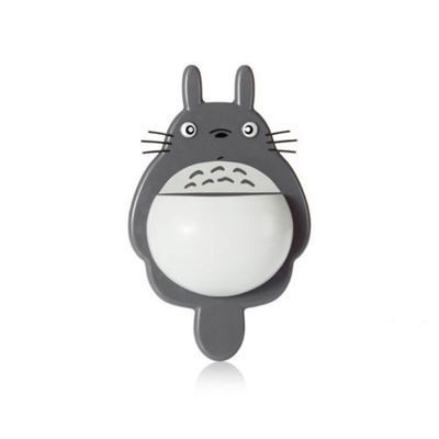 Multifunktionel tandbørsteholder Tegneserie Totoro Stærk sucker vægbeslag Spisepinde Holder Badeværelse Sugearrangør Tilbehør