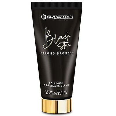 SuperTan Black Star Garvning Lotion Kollagen & Stærke Bronzers 150ml