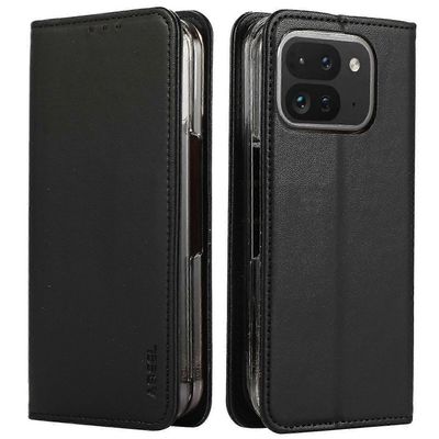 Google Pixel 9 Pro Fold 5G -puhelinkotelolle RFID-estävä nahkainen läppäkansi