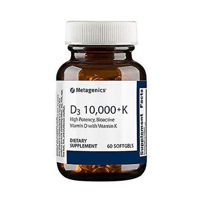 Metagenics Metageeniset D3-vitamiini 10 000 IU ja K2 60 määrä
