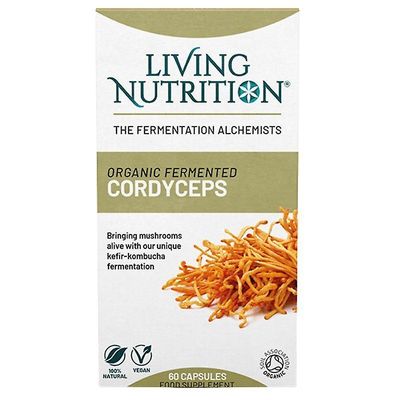 Living Nutrition Orgaaninen fermentoitu cordyceps caps 60 (LN2104)