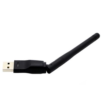 USB WIFI-adapter dongle for alfaboks Jynxbox Skybox Openbox 250 Dreambox (svart)