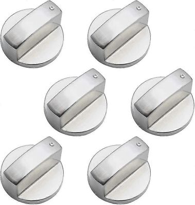 6 kappaletta Universal Metal Control Knobs Kaasuliesi Nuppi 6mm Universal Control Knobs Liesi Nuppi kaasuliesi uunin liesi