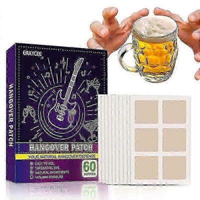 Krapulalaastarit 60 kpl, käytä ennen juomista, juhlalaastarit nautinnolliseen illanviettoon, herää