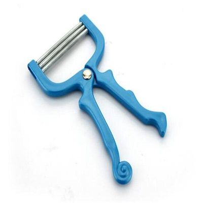 Makeup Facial Hair Epilator Hårfjerning Device Plastic Resin rustfrit stål foråret Ansigt Kosmetik Hair Barbering Tool Blå