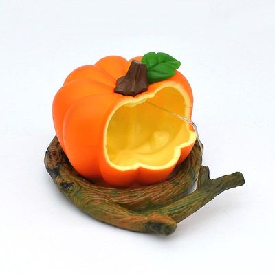 Simulation Frugt Form Fugle Feeder Cute Plastic Pumpkin Apple Corn Orange Shape Cage hængende Parrot Feeding Cup Pet Supplies