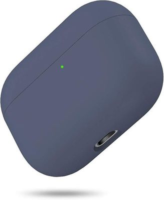 AIR Triple Layer Hybrid Protective Hard Case kompatibel med Apple AirPods Pro (Navy Blue)