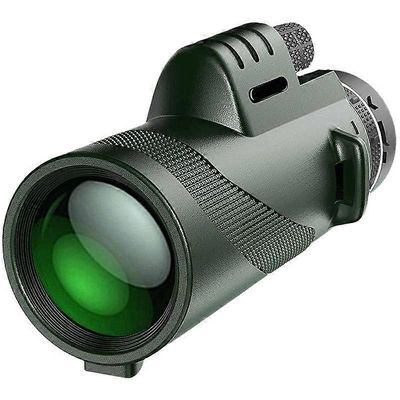 Thermal Imager 80X100 digitaalinen yö monokulaarinen zoom infrapuna metsästysteleskooppi retkeilykamera täysin pimeä 300m retkeilykaukoputki Vihreä