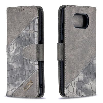 Gangxun Kortholder taske til Xiaomi Poco X3 Nfc Grå