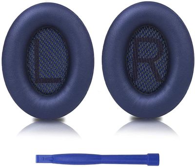 AIR Professionelle ørepuder til Bose QuietComfort 35 (QC35) og Quiet Comfort 35 II (QC35 II) Blå