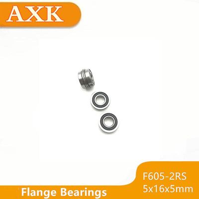 Ankomst Salg F605-2rs Leje 5x16x5mm ( 10 stk ) Abec-1 Miniature Flanged F605rs Kuglelejer F605 Rs Gratis forsendelse