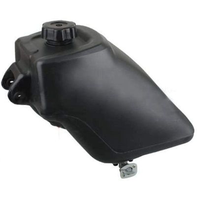 Atv drivstofftank plast drivstofftank med drivstoff lufthette motorsykkel tilbehør 125-250cc flaske svart