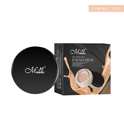 Skjul mørke sirkler isolasjon concealer krem 5 farger med foundation børste 001