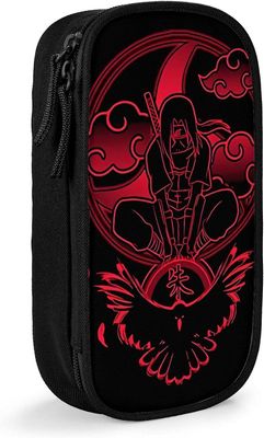 Kerota Younini Anime Uchiha Itachi Akatsuki söpö penaali, iso kynäpussin järjestäjä Pencase Pencase Pencil Box SAOE019460 VÄRI One Size