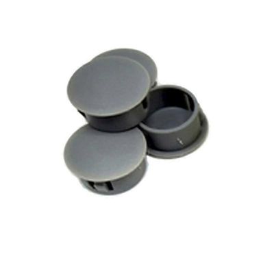 10kpl pyöreä muovinen kansi huonekalut napsautusreikätulppa Harmaa 11mm
