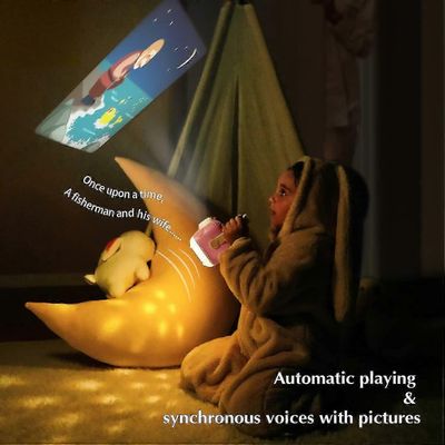 Tarinaprojektori lapsille, opetuslelut 2 3 4-vuotiaille tytöille ja pojille Syntymäpäivälahjat, projektorin satukirja lapsille Taapero tyttö lahjat...