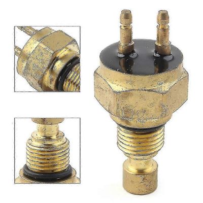 2 - Nastainen jäähdyttimen jäähdytystuulettimen kytkintermostaatti Honda Goldwing GL1000 / GL1100 / GL1200 (1976 - 1987) -mallille