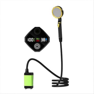 7800mah kannettava suihkupumppu ladattava sähköinen suihkupumppu vihreä