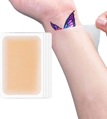 12 stk Tattoo Cover Tape Ultra-tynn Usynlig Pustende Vanntett Concealing Tape Flaw Scar Covering_Feb