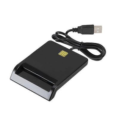 Universaali kannettava älykortinlukija pankkikorttikortille ID DNIE ATM IC SIM-kortinlukija Androidille musta