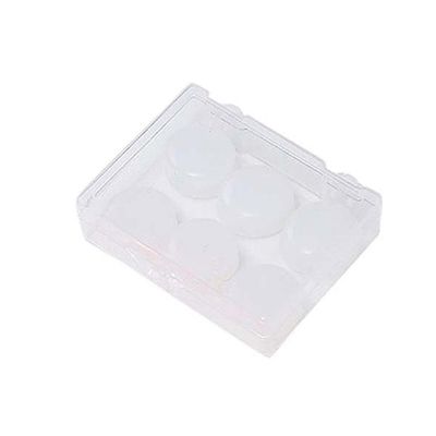 Mikasa Bløde ørepropper til silikone Hvid 6pcs