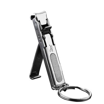 Foldbar Ultra-tynd bærbar rustfrit stål søm tå Cutter Trimmer Saks Manicure Pedicure Tool Fingernegl Clipper