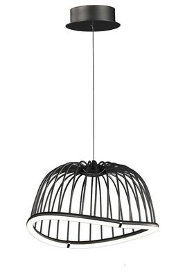 Inspired Lighting Celeste Bur loft vedhæng 41cm Runde, 20W LED, 3000K, 1400lm, Sort