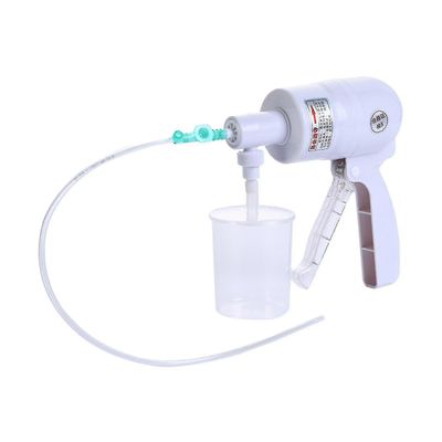 Kotitalouksien kädessä pidettävä syljen aspiraattorin liman imukone letkulla