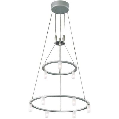 Linea Verdace Lighting Linea Verdace 9 Lys Cylindrisk Vedhæng Loft Lys Aluminium