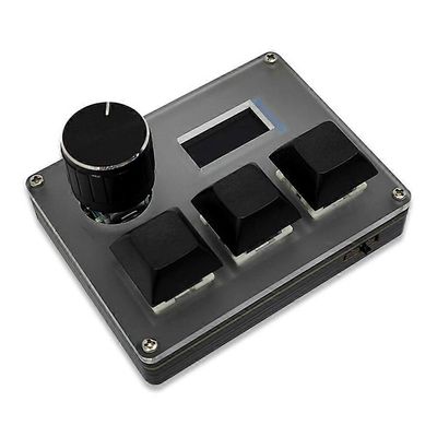 3-näppäiminen langallinen mukautettu näppäimistö Blue Axis Switch OSU -pelinäppäimistö