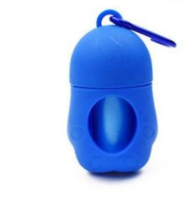 Handuo Hund Toilet Picker Garbage Bag Penguin Garbage Box blå