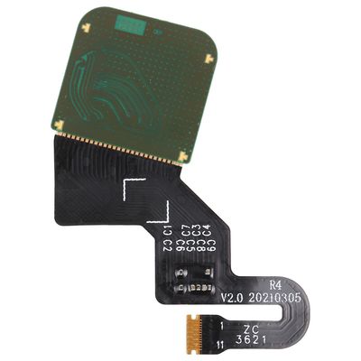 Google Pixel 6 Pro 5G GLUOG G8VOU OEM-etusivun avaimen sormenjälkipainikkeen joustava kaapeliosa (ilman logoa)