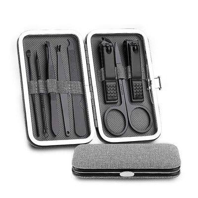 Nail Manicure Sæt Suit Saks Stål Rustfrit Pedicure Tool File Care Travel Hygiejne Kit Nail Trimmer Cutter Tool Set