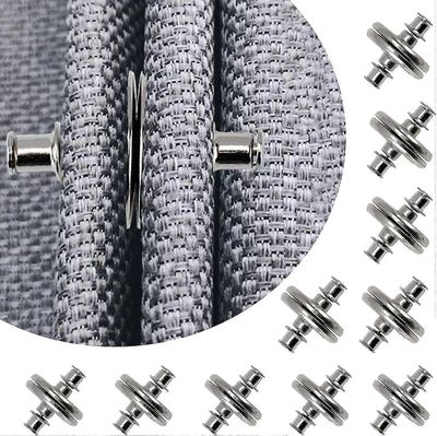10 paria magneettisia verhojen sidoksia verhomagneetteja sulkeminen verhopainot magneettinen painike valojen vuotamisen estämiseksi