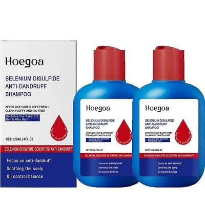 Seleniums Disulfide Shampoo auttaa hallitsemaan öljyä Syvä kosteus Virkistävä hilsettä hallitseva hiustenpesu miehille naisille 2kpl Oil-control sh...