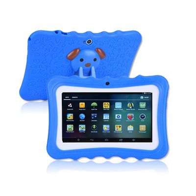 7 tuuman lapset Android Tablet PC 8gb Rom 1024 * 600 resoluutio wifi lasten tablet-tietokoneet kannella Sininen EU Plugs