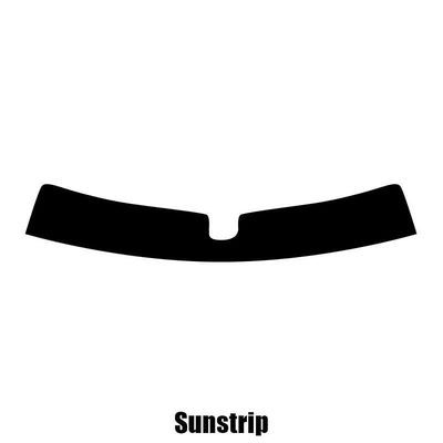 Window-Tint Sun Strip for Mini Cooper - 2007 til 2013 pre-cut sunstrip 5% limo sort