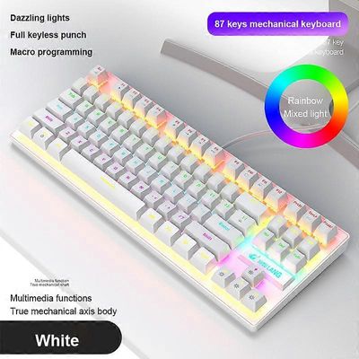 Razer DeathStalker V2 Tenkeyless langaton pelinäppäimistö matalan profiilin optiset kytkimet - erittäin pitkä 50 tunnin akunkesto Valkoinen