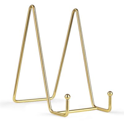 2kpl 6 tuuman näyttö tarkoittaa levyä - kultainen rautamaalauslevyn pidike näyttötelineet metallikehysten pidikkeet valokuvaa varten, kuvat