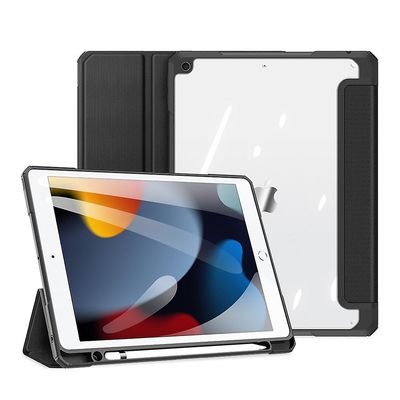 Foxdock Hybrid slimkasse til Ipad 9 / 8 / 7 10,2-tommer, 2021/2020 / 2019 Model, 9. / 8. / 7. generation Auto Wake / søvn stødsikkert cover med kla...