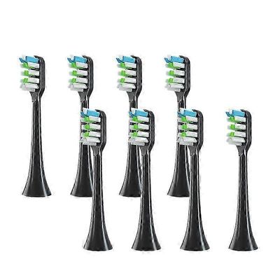 sopii 8 kpl vaihtohammasharjan päihin V1X3 / X3U X1 / X3 / X5 sähköhammasharjaspäille-YI WU CHUN HUI Musta