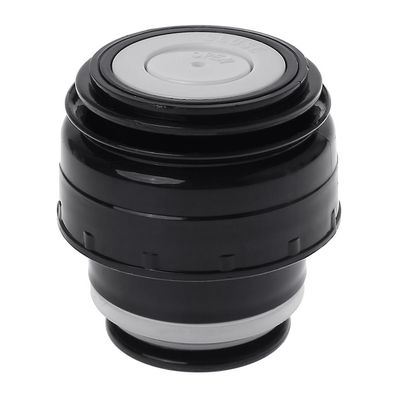 4,5 cm: n tyhjiöpullot kansi Kansi Bullet Flask Kansi Silikonin vuodonestorengasrakenne Musta-4.5cm