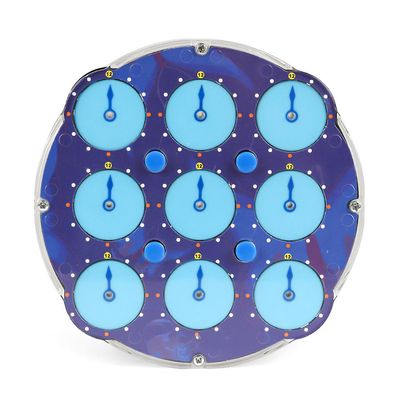 Magneettinen paikannus Magic Clock Cube Professional Intelligence Gear Lelut lapsille Lapsille Aikuiset