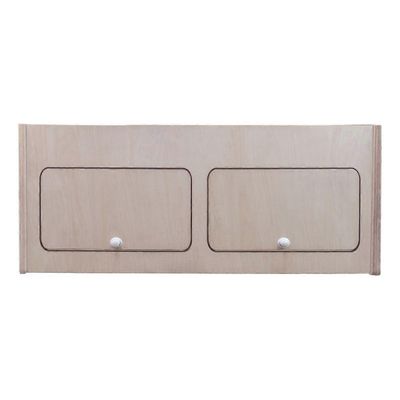 MonsterShop Asuntoauton yläkaappi - 80cm x 30cm x 30cm Luonnollinen