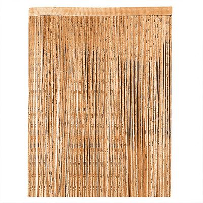 String oviverho tavallinen tupsu ikkunapaneeli retro huone ovenjakaja naru anti-hyttynen lentää hyönteisvika näyttö 100 x 200cm Keltainen 100x200cm