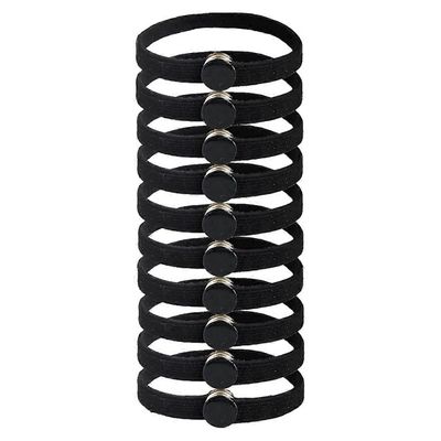 10 kpl joustavia hiuslenksuja paksuille hiuksille tai luonnollisille kiharille hiuksille