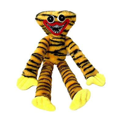 Unbrand Poppy Spilletid Huggy Wuggy Plysj Pølser Monstre Plysj Horror Doll 15.74in Skummelt Og Morsomt Plysj Dukke Leketøy Gul